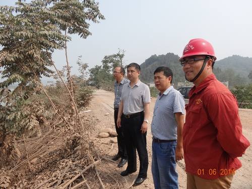 鄔清富一行蒞臨遂寧市市城區(qū)應急備用水源工程項目視察指導工作