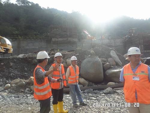 局總工程師汪輝德到厄瓜多爾TP項目部檢查指導工作 