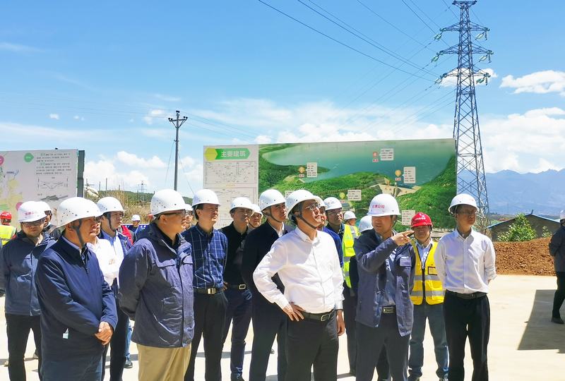 省水利廳黨組書記、廳長郭亨孝一行蒞臨龍?zhí)了畮鞕z查指導工作