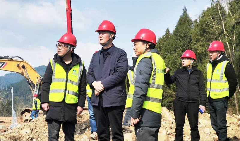 袁斌帶隊調研重點項目復工復產和安全生產情況